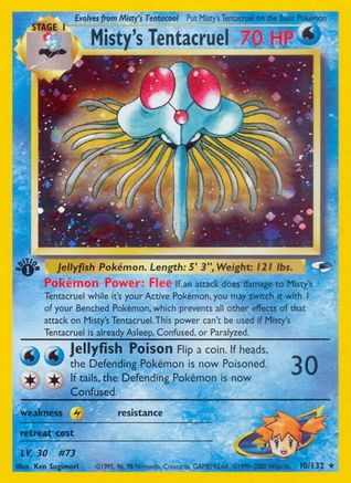 Misty's Tentacruel 010/132 - Gym Heroes