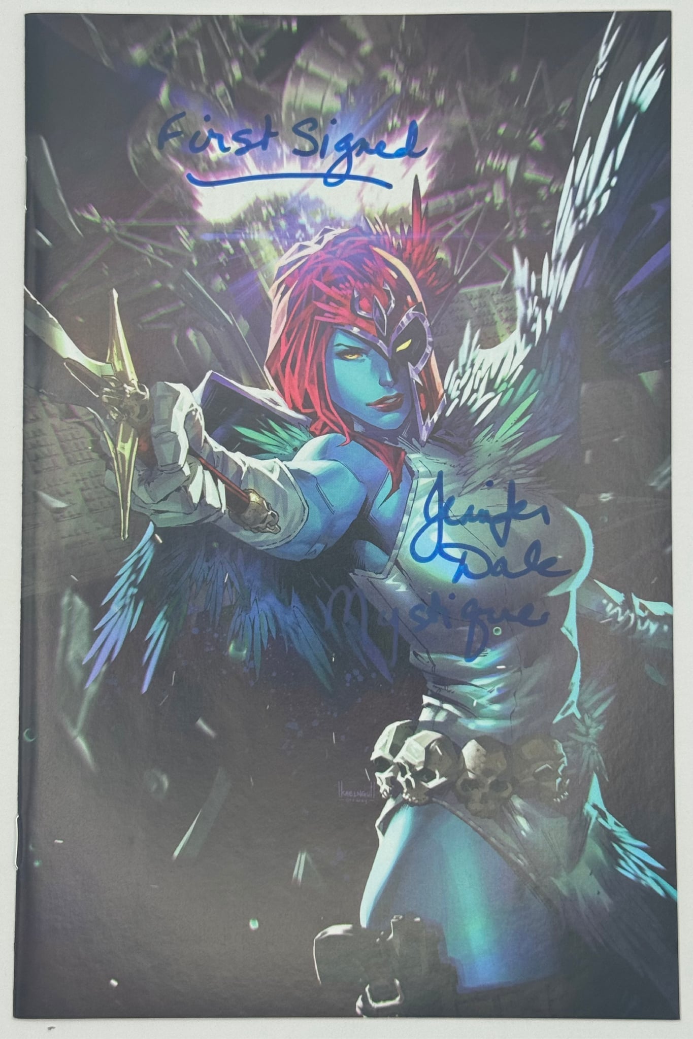 [Signed by Jennifer Dale] X-Men #15 Unknown Comics Kael Ngu Exclusive Secret Virgin Var Xos [IN STOCK] - Collectors World Toys Main image