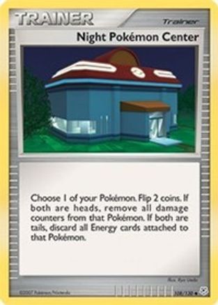 Night Pokemon Center 108/130 - Diamond and Pearl Reverse Holofoil Main image