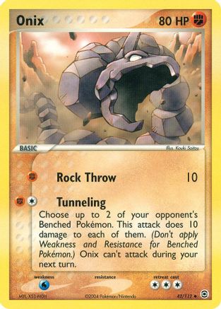Onix 042/112 - FireRed & LeafGreen