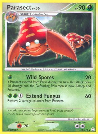 Parasect 058/123 - Mysterious Treasures