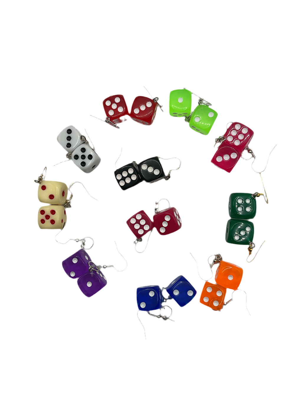 D6 Dice Earrings