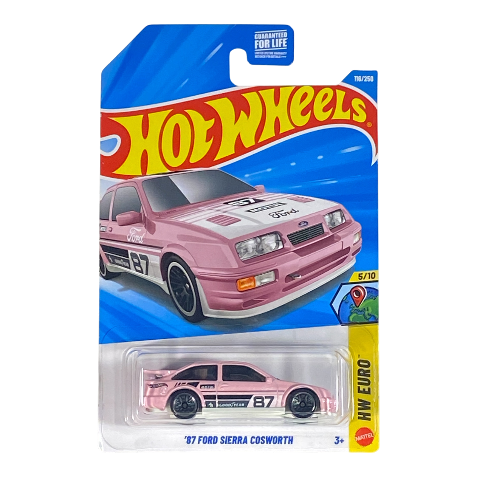 Hot Wheels '87 Ford Sierra Cosworth - HW Euro Series 5/10 Main image