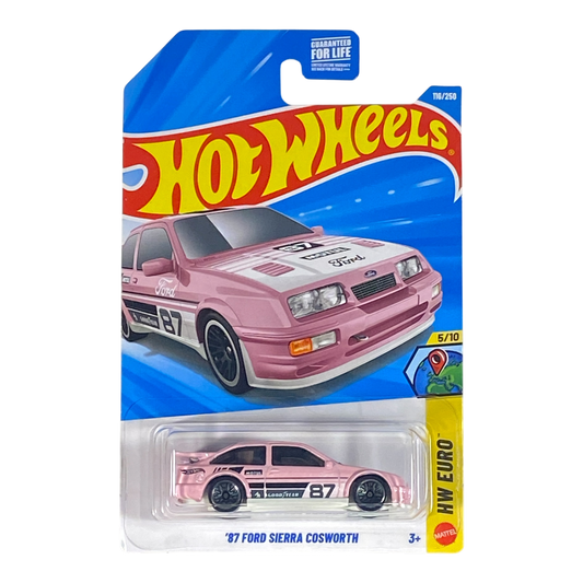 Hot Wheels '87 Ford Sierra Cosworth - HW Euro Series 5/10
