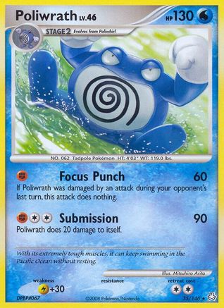 Poliwrath 035/146 - Legends Awakened Reverse Holofoil