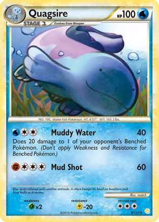 Quagsire 009/123 - HeartGold SoulSilver Holofoil