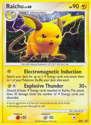 Raichu DP21/56 - Diamond and Pearl Promos Holofoil