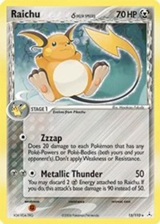 Raichu (Delta Species) 015/110 - Holon Phantoms Reverse Holofoil