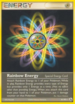 Rainbow Energy 081/92 - Legend Maker Reverse Holofoil