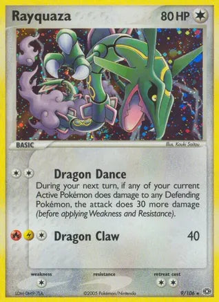 Pokemon: Rayquaza Emerald 9/106 - Moderate Play Main image