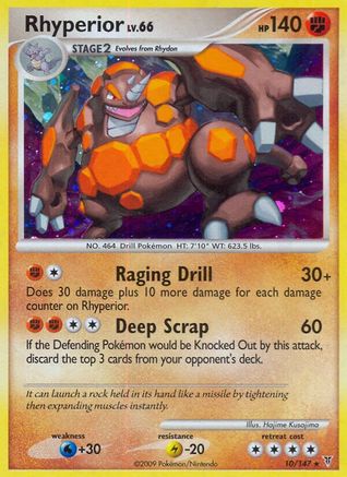 Rhyperior 010/147 - Supreme Victors Holofoil