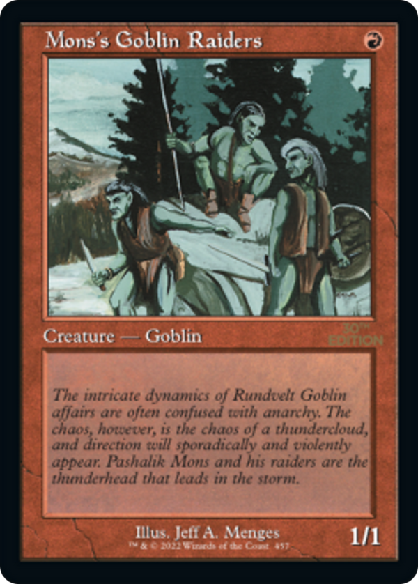 Mons's Goblin Raiders (30A-457) - 30th Anniversary Edition
