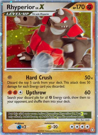 Pokemon: Rhyperior lv X Legends Awakened 145/146 - Damage Main image