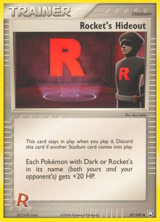 Rocket's Hideout 087/109 - Team Rocket Returns