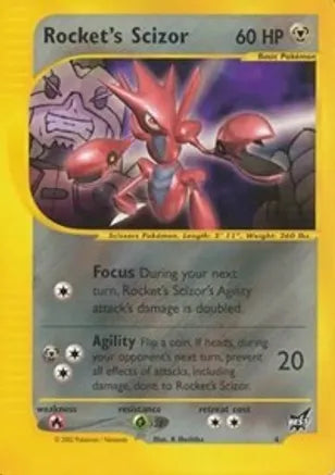 Pokemon: Rocket's Scizor Best of Promo 4 - Light Play Main image