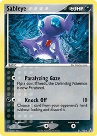 Sableye 031/110 - Holon Phantoms Reverse Holofoil