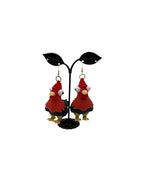 Rooster earrings