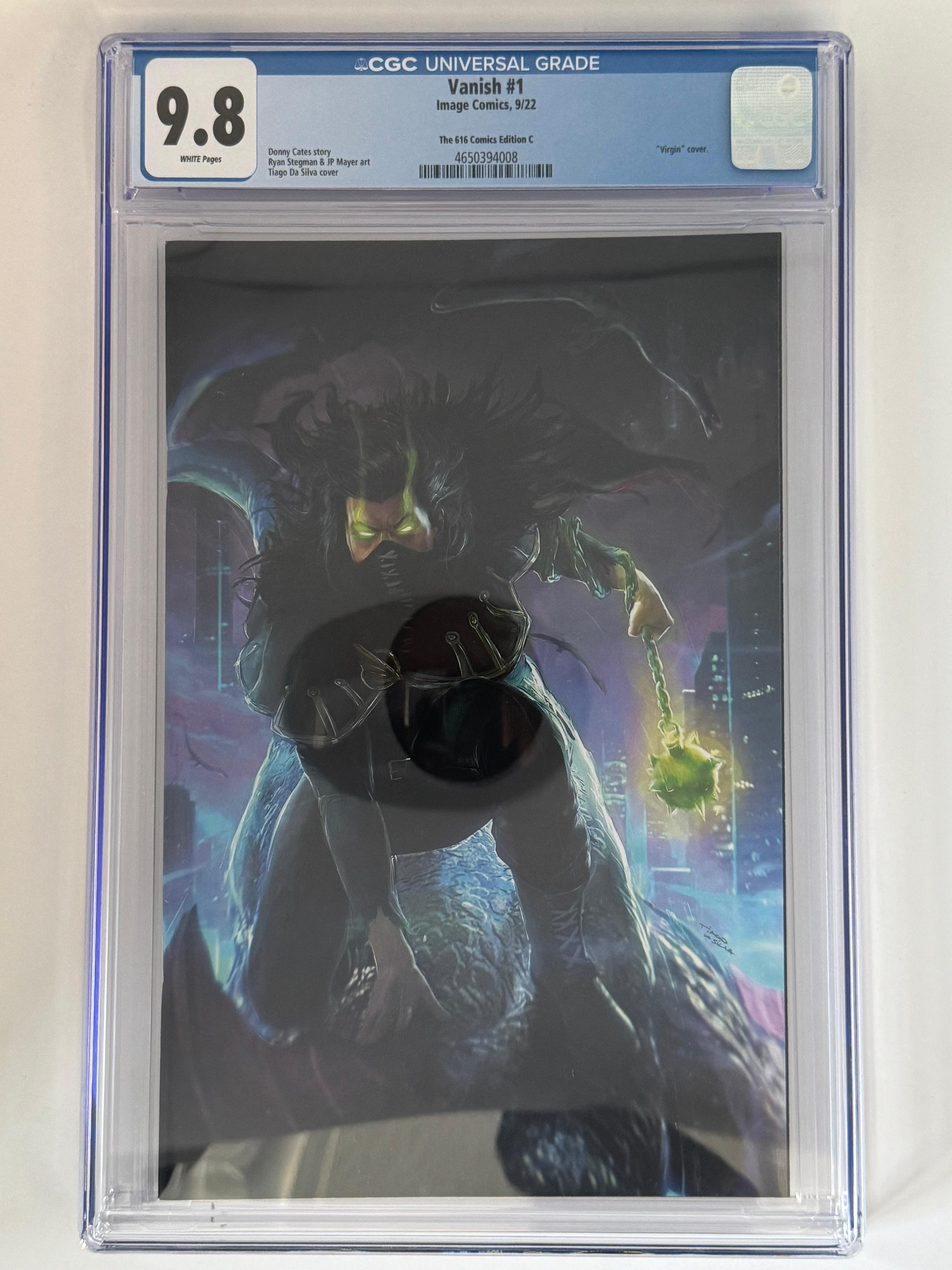 Vanish #1 CGC 9.8 Blue Label Tiago Da Silva Exclusive Var Main image