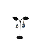 Microscope earrings