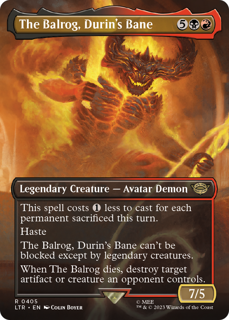 The Balrog, Durin's Bane (LTR-405) - The Lord of the Rings: Tales of Middle-earth (Borderless)