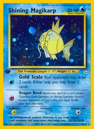 Pokemon: Shining Magikarp Unlimited Neo Revelation 66/64 - Near Mint Main image