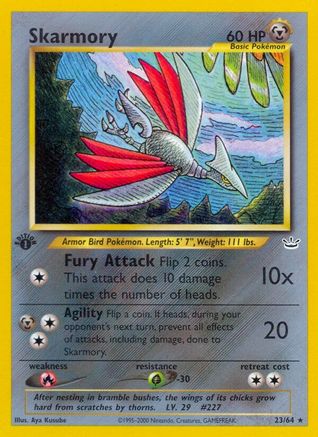 Skarmory 023/64 - Neo Revelation 1st Edition
