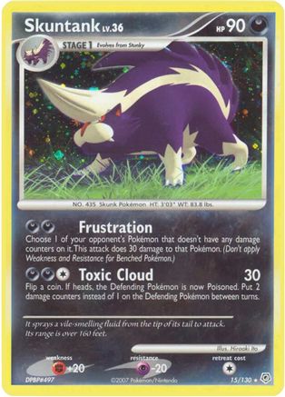 Skuntank 015/130 - Diamond and Pearl Holofoil