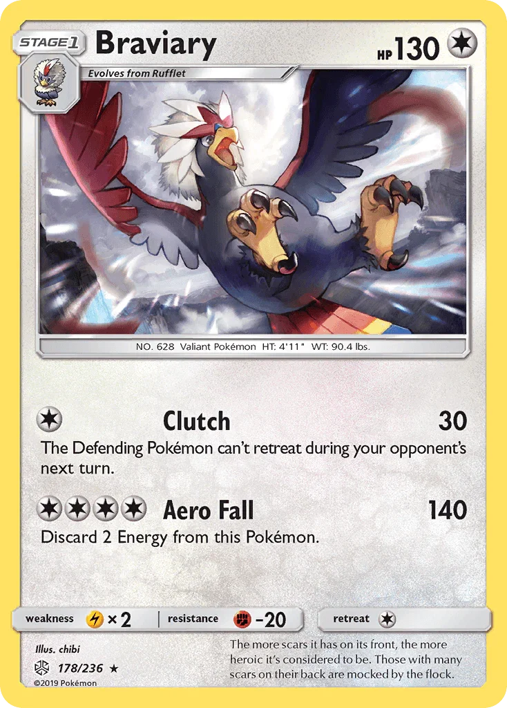 Braviary (178/236) [Sun & Moon: Cosmic Eclipse] Main image