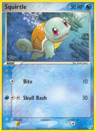 Squirtle 063/100 - Crystal Guardians