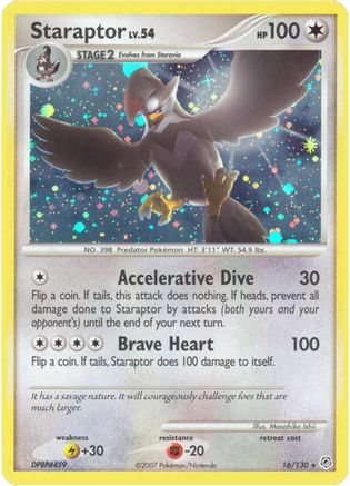 Staraptor 016/130 - Diamond and Pearl Holofoil