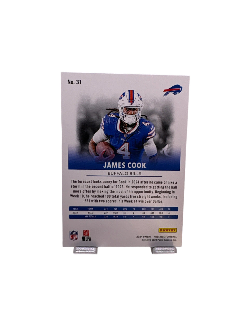 Panini Prestige James Cook