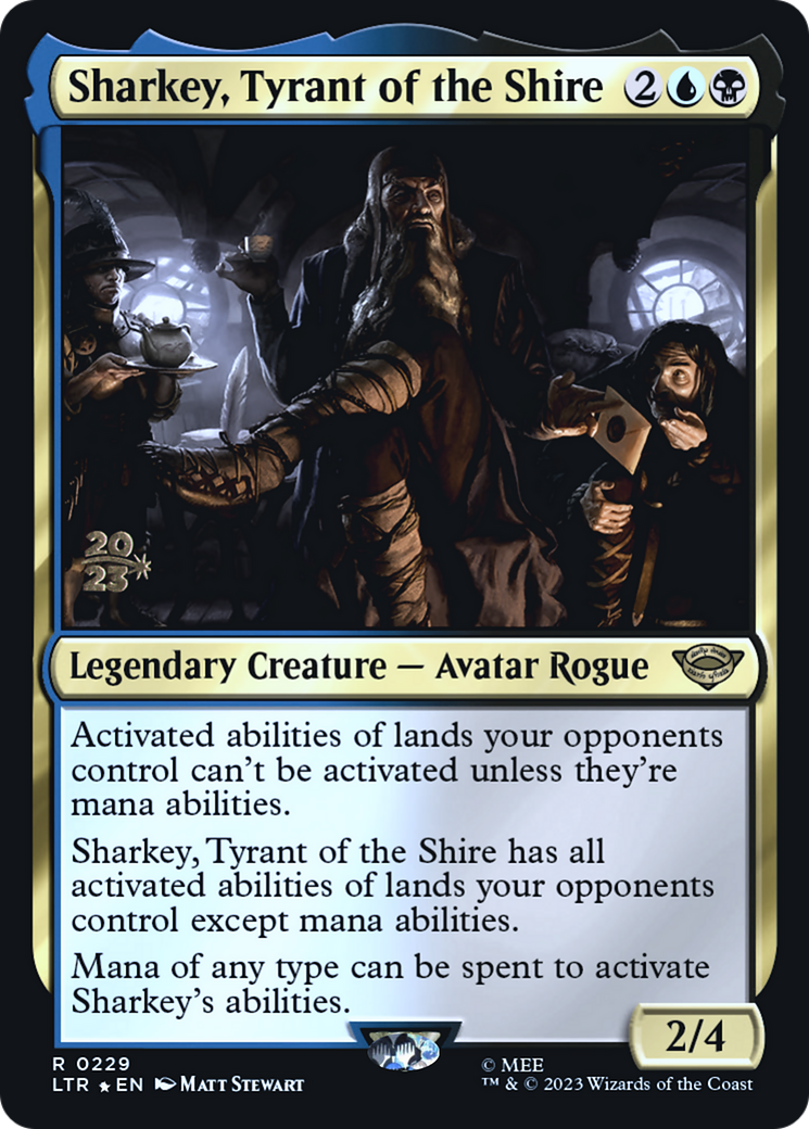 Sharkey, Tyrant of the Shire (PRE-229S) - Tales of Middle-earth Promos Foil