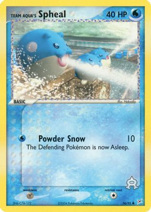 Team Aqua's Spheal 056/95 - Team Magma vs Team Aqua