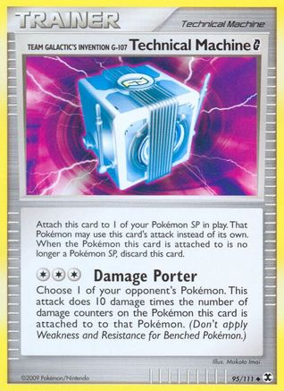 Team Galactic's Invention GTechnical Mach. G 095/111 - Rising Rivals
