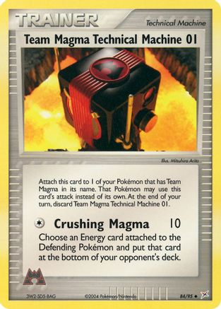 Team Magma Technical Machine 084/95 - Team Magma vs Team Aqua Reverse Holofoil