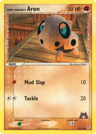 Team Magma's Aron 058/95 - Team Magma vs Team Aqua