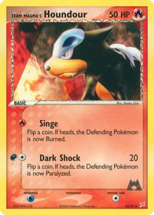 Team Magma's Houndour 035/95 - Team Magma vs Team Aqua
