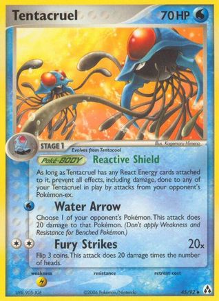 Tentacruel 045/92 - Legend Maker Reverse Holofoil
