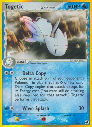 Togetic (Delta Species) 011/101 - Dragon Frontiers Holofoil