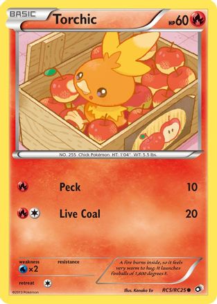 Torchic RC5/RC25 - Legendary Treasures Radiant Collection Holofoil