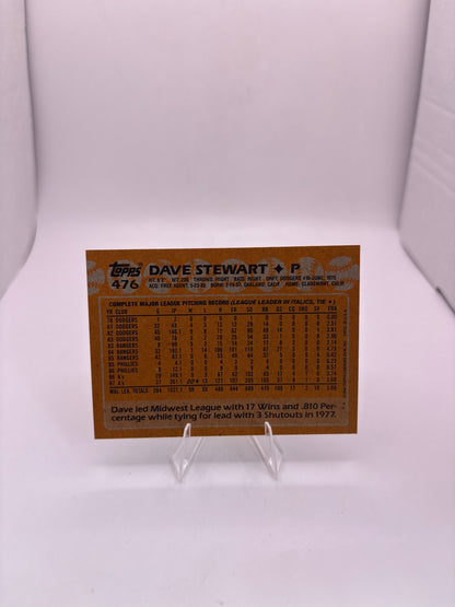 Topps Dave Stewart