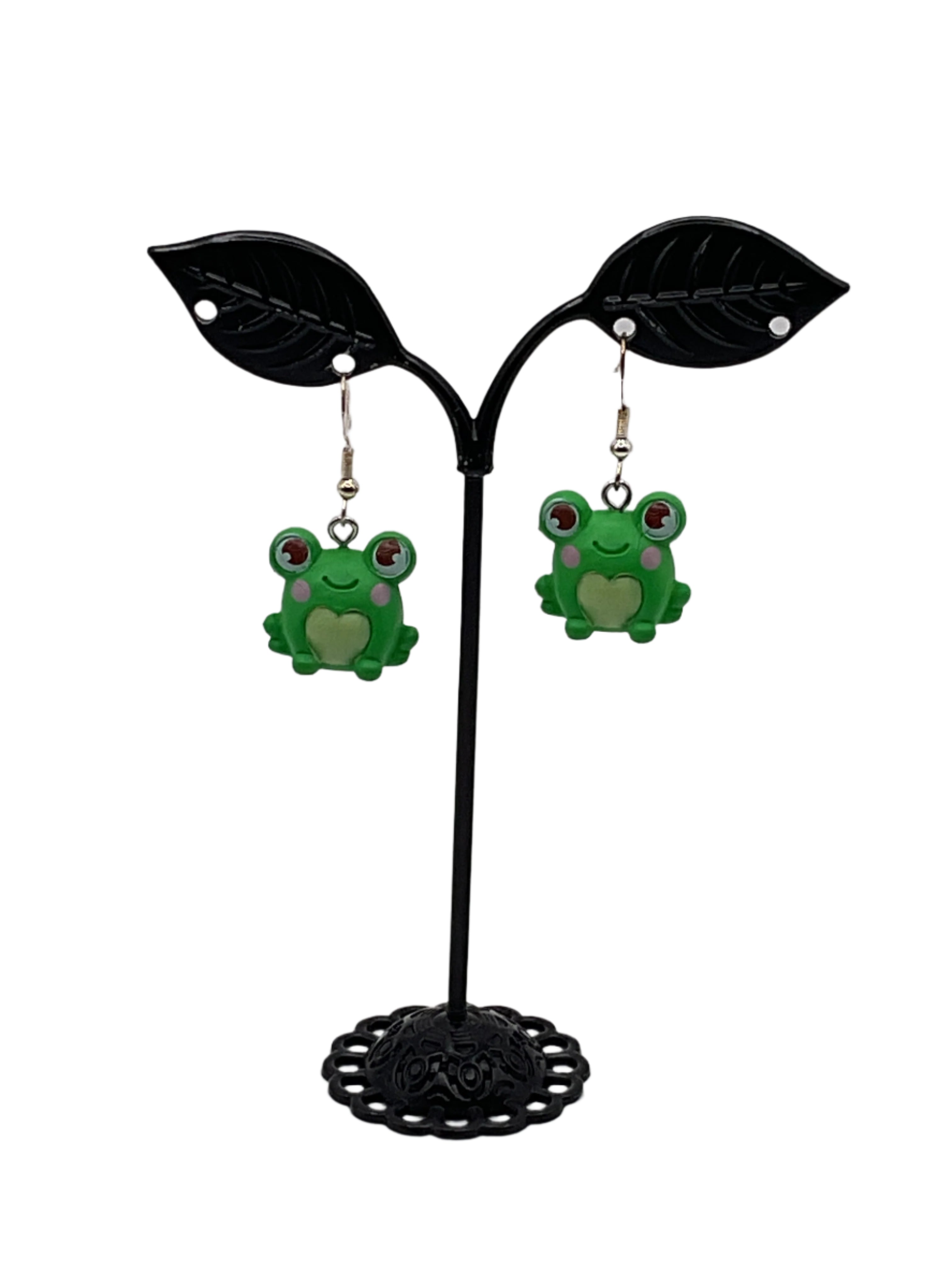 Frog earrings