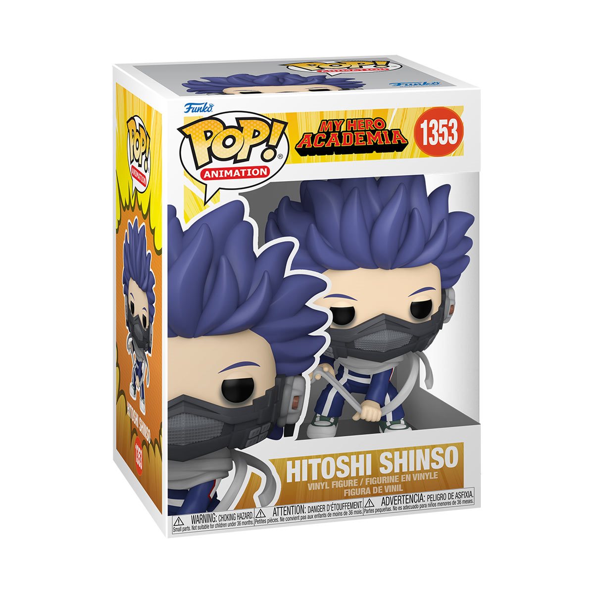 My Hero Academia Hitoshi Shinso Funko Pop! Vinyl Figure #1353 Secondary image