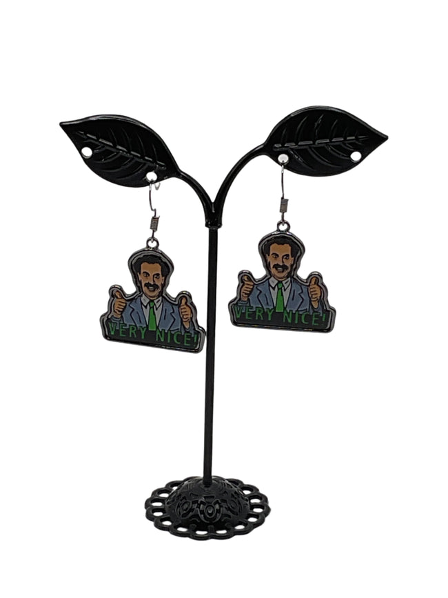 Borat Earrings Hover Image