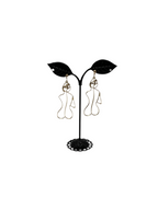 Gold Female Torso Earrings