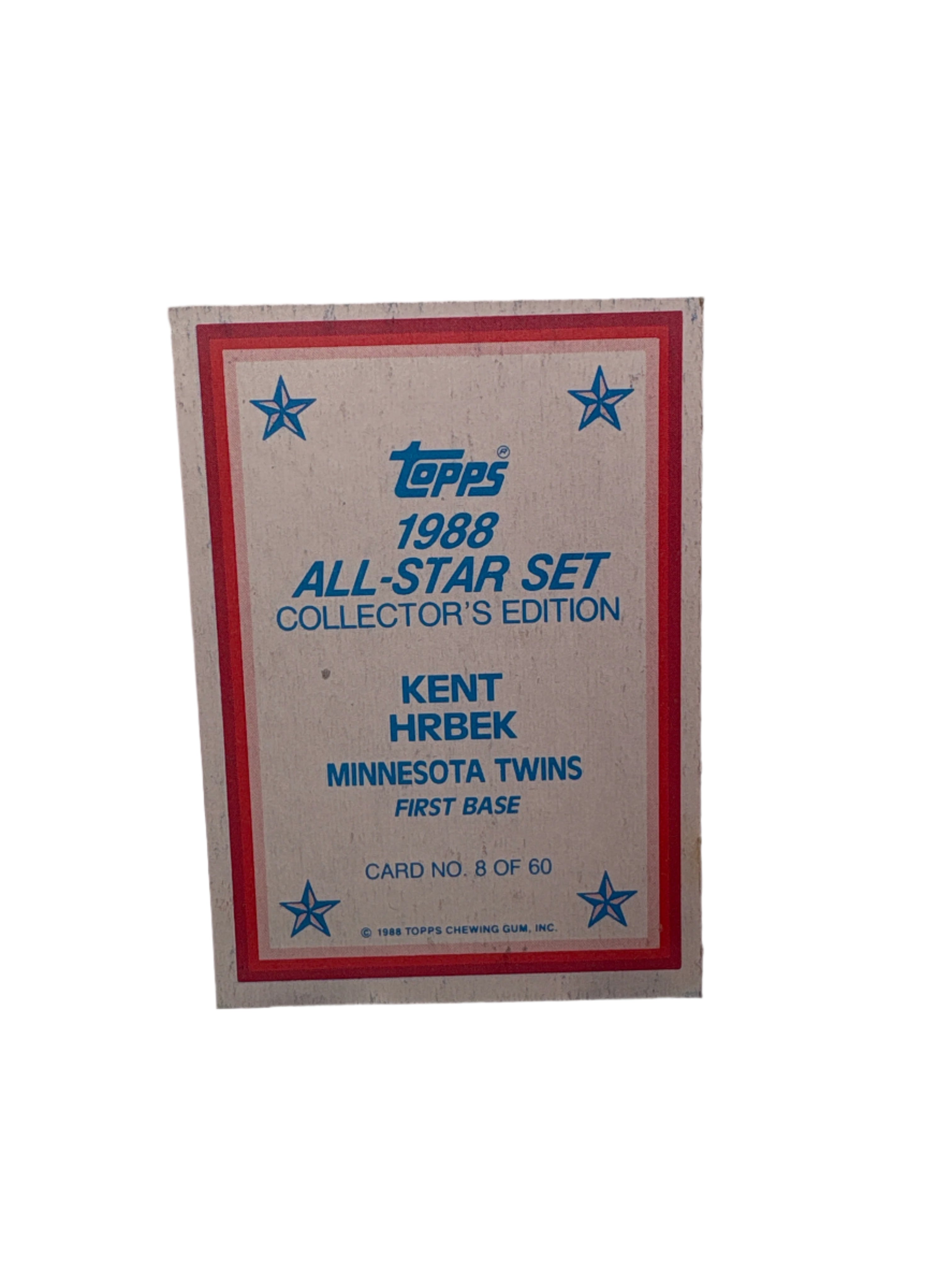 Topps Kent Hrbek