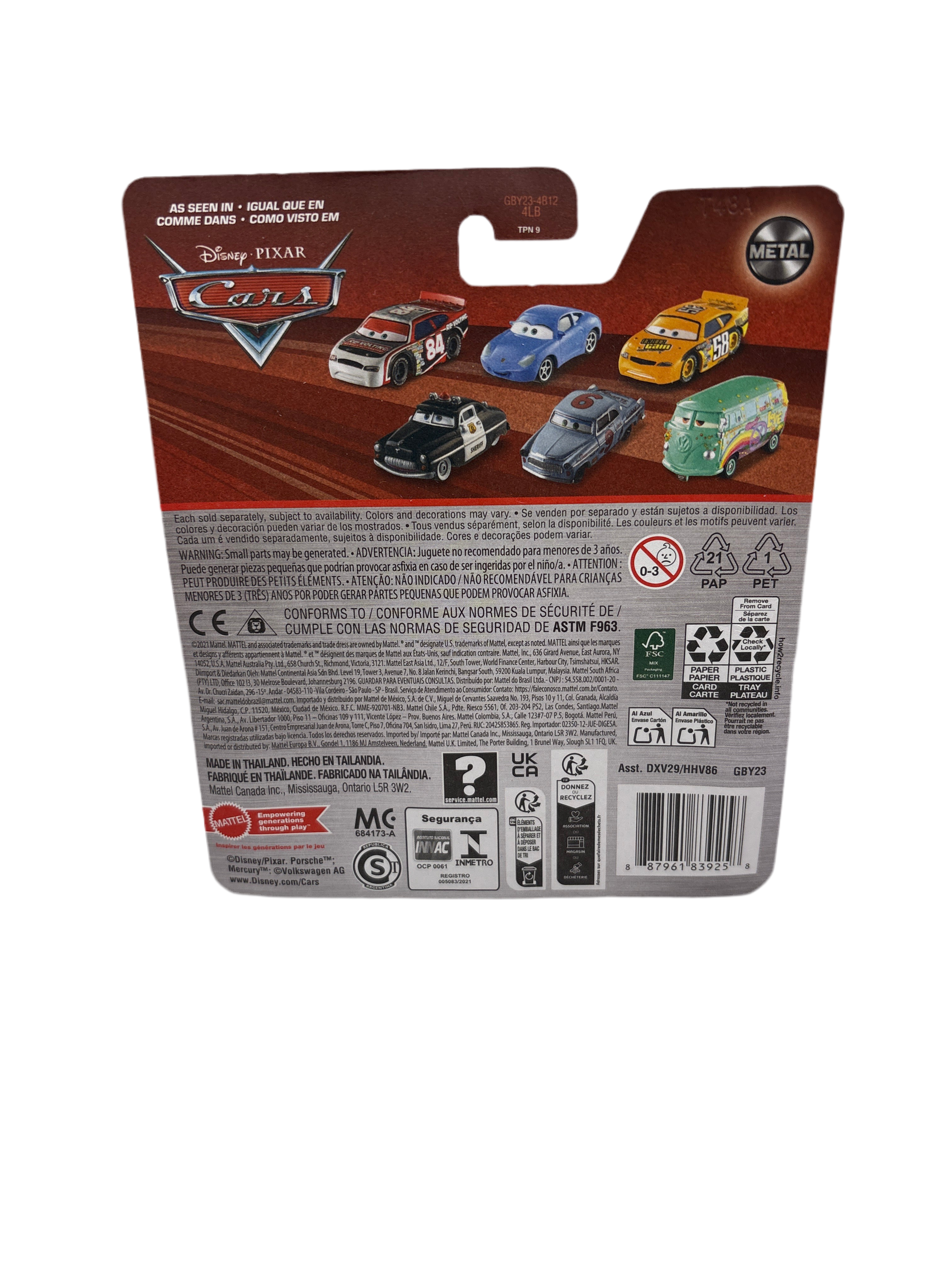 Disney Pixar Cars Chuck Armstrong Diecast