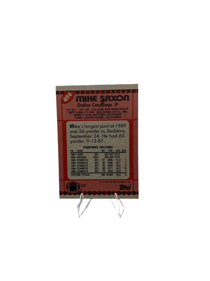 Topps Mike Saxon