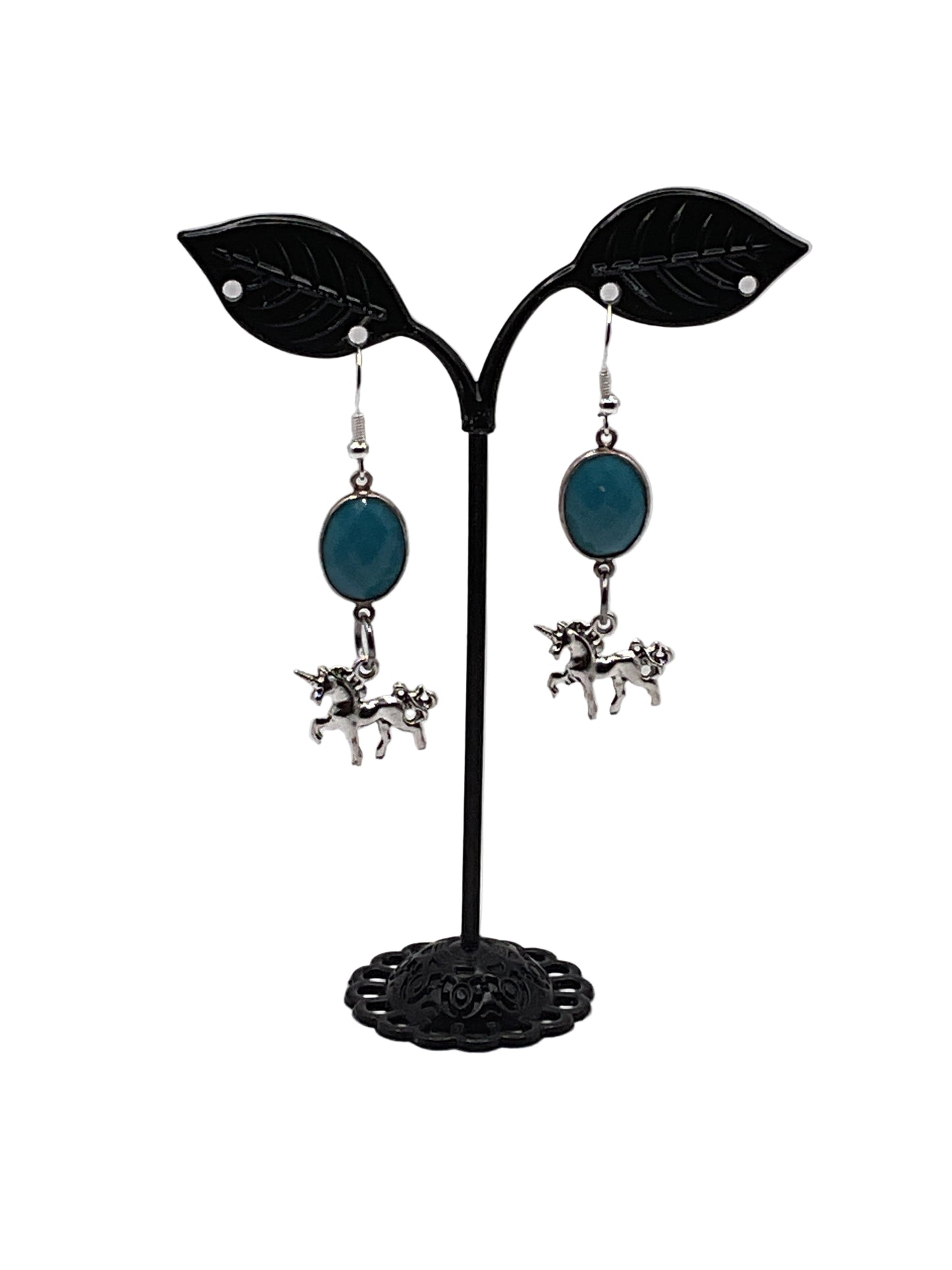 Turquoise Facet Earrings