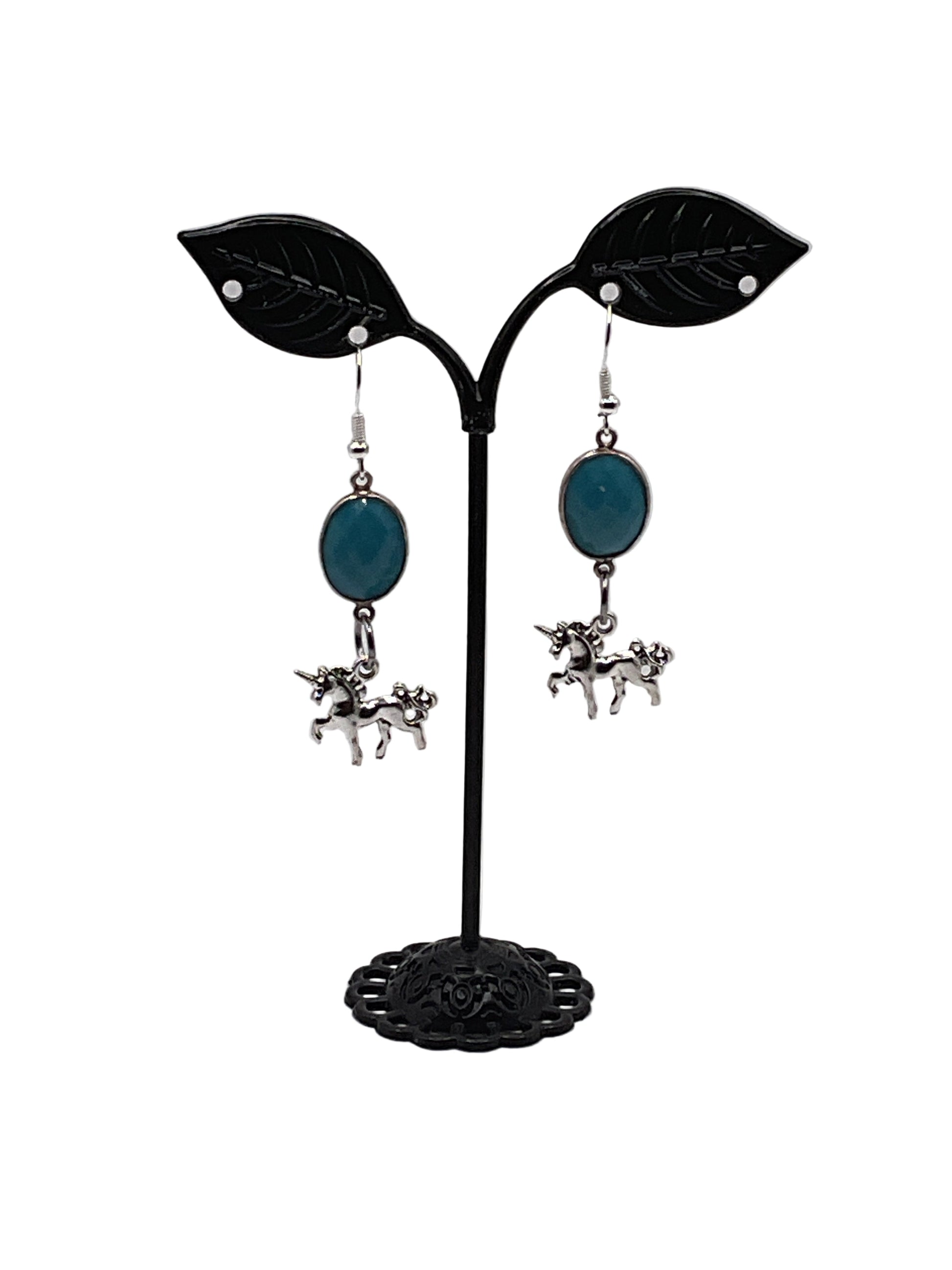 Turquoise Facet Earrings